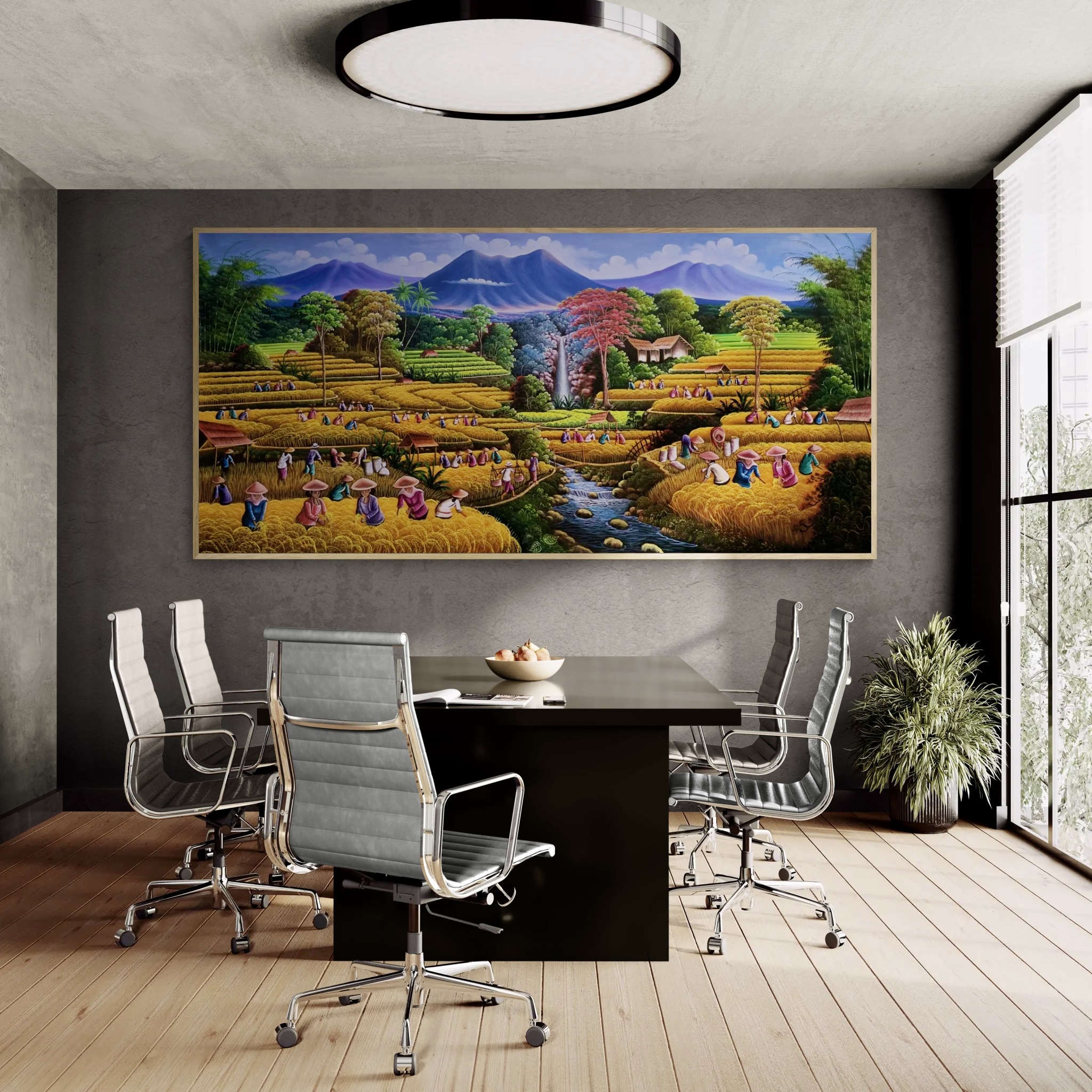 Golden Tides of the Mountain Valley